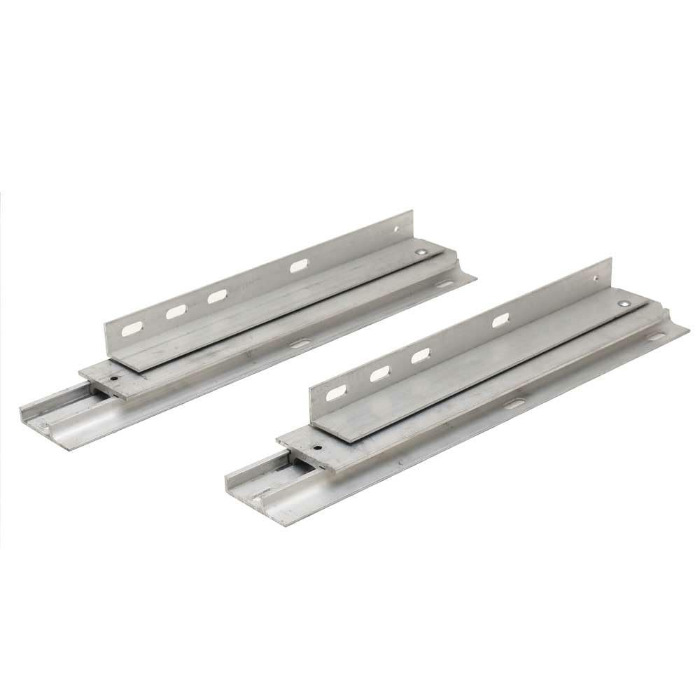 Crownline Boat Lounge Seat Slides 60775 | 15 Inch Aluminum (Pair)