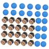 BCOATH 40pcs Pool Cue Tips Replacement Kit Leather Tips for Billiard Cue Easy to Install for Quick Repairs and Enhanced Play view 1