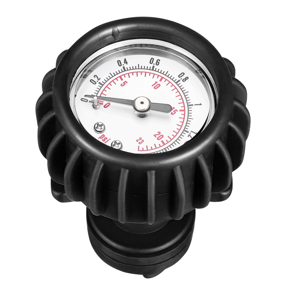 Anneome Kayak Pressure Gauge Inflatable Boat Air Pump Tester with Psi and Bar Measurement for Outdoor Water Sports and Sup Board Accessories