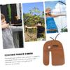 BCOATH Double-Layer Cowhide Archery Finger Guard Bow Arrow Thumb Release Protector Leather Archery Finger Tab view 4