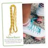 Gogogmee Roller Shoe Strings Laces 1 Pair Hockey Laces Shoelaces Replacement for Ice Skates Sports Shoes Fashionable Shoestrings for Styling view 2