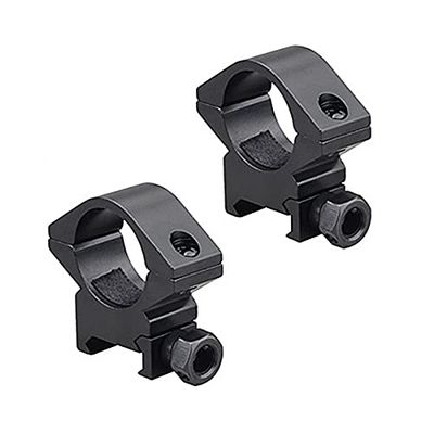 M1SURPLUS Mid-Height 1 Inch Internal Diameter Aluminum Picatinny Scope Ring Mounts fits Factory Bases on Ruger American and Precision .22 Rifles