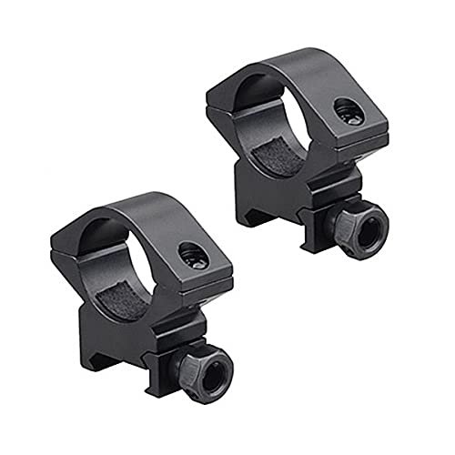 M1SURPLUS Mid-Height 1 Inch Internal Diameter Aluminum Picatinny Scope Ring Mounts fits Factory Bases on Ruger American and Precision .22 Rifles