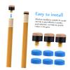 Anneome 40pcs Billiard Cue Tips Screw Red Leather Blue Single Layer Tips for Pool Games Easy Installation Replacement Parts for Enhanced Gameplay view 3