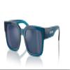 Arnette AN4343 Bigflip Sunglasses, Transparent Blue/Blue Mirrored Blue, 52 mm view 2
