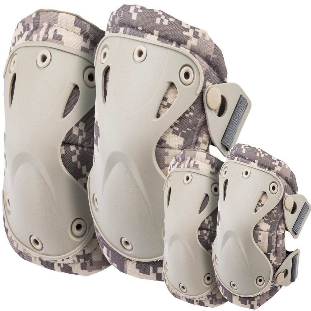 Evike 6mmProShop Tactical Knee & Elbow Pad Set (Color: ACU)