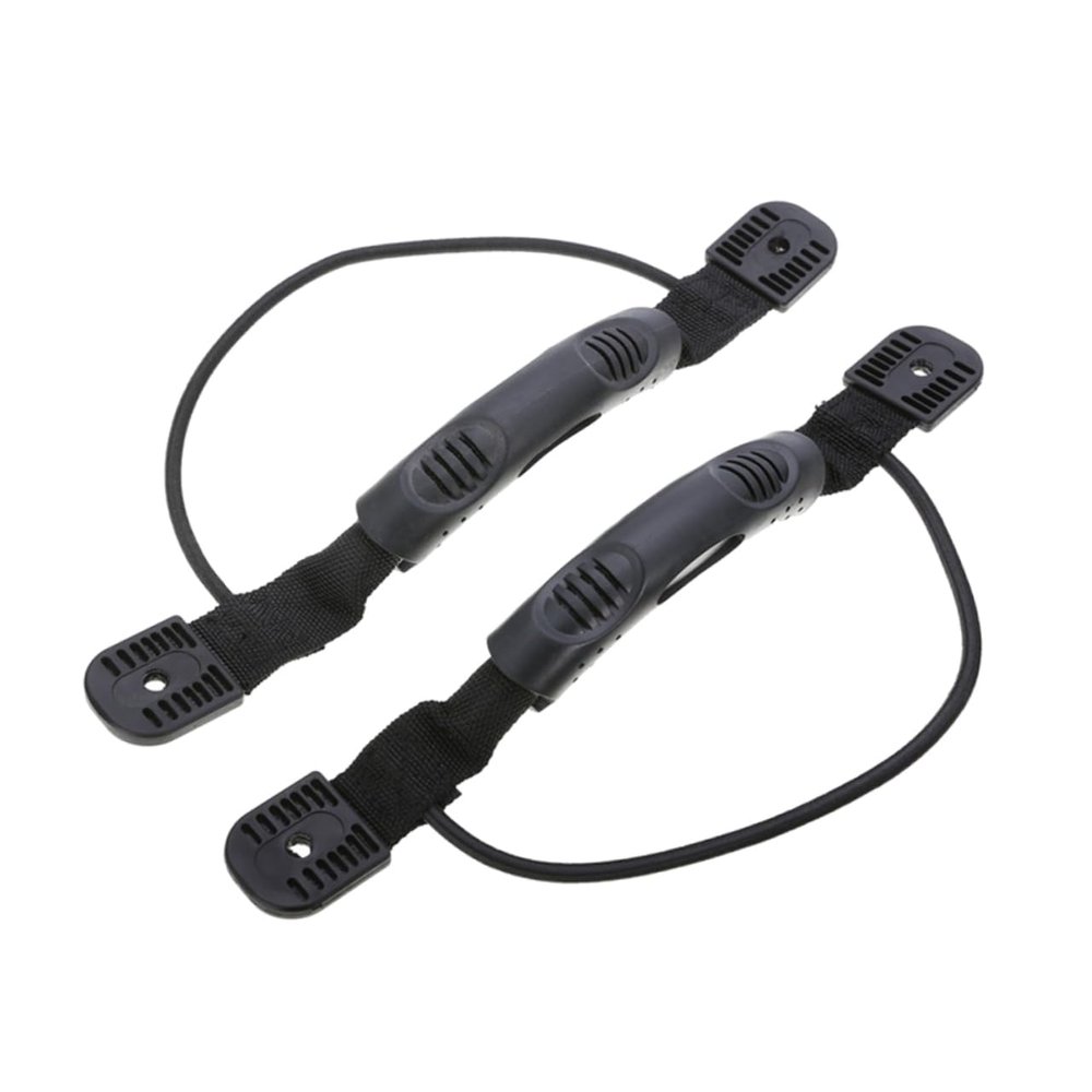 SUPVOX 5pcs Durable Kayak Side Mount Carry Handles Ergonomic Design with Elastic Bungee for Canoe and Boat Accessories Sturdy Rubber and Construction for