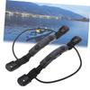 SUPVOX 5pcs Durable Kayak Side Mount Carry Handles Ergonomic Design with Elastic Bungee for Canoe and Boat Accessories Sturdy Rubber and Construction for view 2