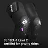 G-Form Mesa Knee Guards - Breathable Knee Guards for Cycling & Biking - Knee Protection Pads for Sports Equipment - Flexible Knee Sleeve Guards for Athletes - Black, Adult Small view 3