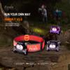 Fenix HM65R-T V2.0 Running Headlamp, 1600 Lumen White Light and Warm White Dual Beams, USB-C Rechargeable, Lightweight Long Runtime for Trail Running, with Organizer (Nebula) view 2