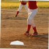 KICHOUSE 5pcs Rubber Baseball Base Non- Thrown Down Mat for for Youth Practice Schools Parks Baseball Court Equipment view 4