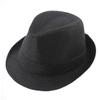 CALLARON Fedora Hats for Boys Kids Fedora Hats Boy Kids Girl for Jazz Hat Child Summer Black view 1