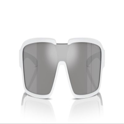 ARNETTE Sunglasses AN 4335 27796G White Matte/Shiny/Light Grey Mirror Silver P
