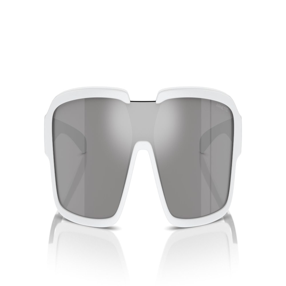ARNETTE Sunglasses AN 4335 27796G White Matte/Shiny/Light Grey Mirror Silver P