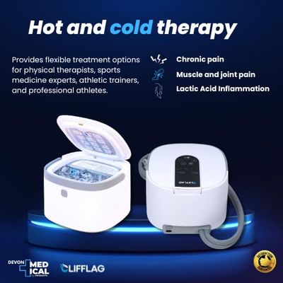 Hot and Cold Therapy/Recovery Machine | Portable and Easy to use | Universal pad + Extra pad (Body Part of Choice)