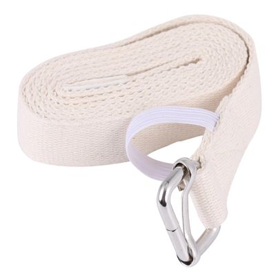 Anneome Yoga Stretch Belt Exercise Strap for Flexibility Deepening Stretches Durable Material for Men Women White