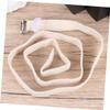 Anneome Yoga Stretch Belt Exercise Strap for Flexibility Deepening Stretches Durable Material for Men Women White view 3