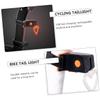 Anneome 1pc USB Rechargeable Bike Tail Light Night Riding Safety Lamp for Mountain and Road Biking Features High Flashing Modes Random Button view 2