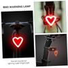 Anneome 1pc USB Rechargeable Bike Tail Light Night Riding Safety Lamp for Mountain and Road Biking Features High Flashing Modes Random Button view 3