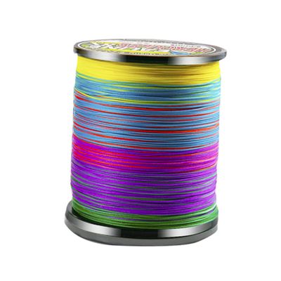 Anneome Fishing Line 500m Pe Material Braided Line High Transparency Soft for Long Distance Casting