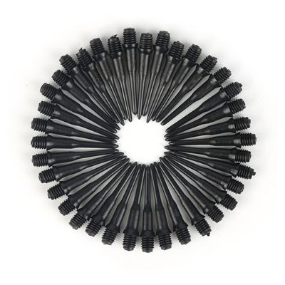 Anneome 100pcs Dart Soft Rubber Head Tips Black Tip Soft Dart Electronic Accessories