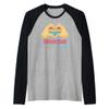Retro Henderson Nevada Raglan Baseball Tee view 1