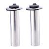 Anneome 2pcs Stainless Steel Fishing Rod Holder for Boats Flush Mount Design Lightweight and Portable Yacht Accessories Rod Base Holders for Anglers view 1