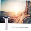 Anneome 2pcs Stainless Steel Fishing Rod Holder for Boats Flush Mount Design Lightweight and Portable Yacht Accessories Rod Base Holders for Anglers view 4