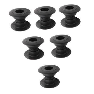 SUPVOX 6pcs Plastic Foosball Bearings Table Football Machine Parts Easy to Install Bushings for Standard Soccer Tables Compact Design for Convenient Storage