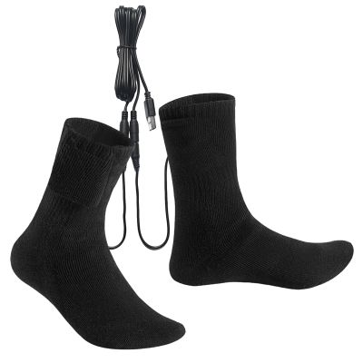 Heated Camping Socks, Electric Heated Socks, Upgraded Warm Cotton Socks with Fast Heating and 5V Long Warmth, Fast Heating Winter Warmth Supplies for Cycling Travel Outdoor and Indoor