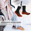 Heated Camping Socks, Electric Heated Socks, Upgraded Warm Cotton Socks with Fast Heating and 5V Long Warmth, Fast Heating Winter Warmth Supplies for Cycling Travel Outdoor and Indoor view 3