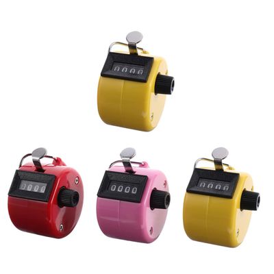 Anneome 4pcs Counter Manual Plastic for Counting Sports Knitting and Events No Batteries Required Compact Lightweight Design Random Color