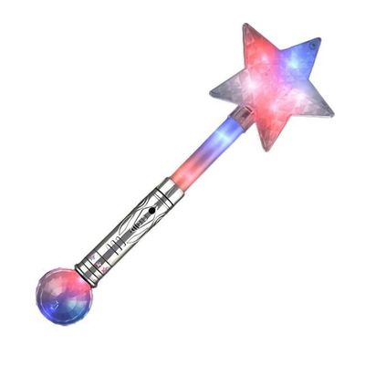 Blinkee 141031-RWB Light Up Super Star Jumbo Wand Multicoloured