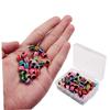 Anneome Bass Fishing Enhancement 100pcs 8mm Fisheye Blocking Beans for DIY Lure Eyes and Crafts view 2