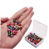 Anneome Bass Fishing Enhancement 100pcs 8mm Fisheye Blocking Beans for DIY Lure Eyes and Crafts view 4