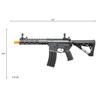 Lancer Tactical Gen 3 Archonn 9'' Lightweight Durable Polymer M4 Airsoft MLOK AEG w/High Speed Mid Cap with Programmable Trigger (ETU & MOSFET) view 3