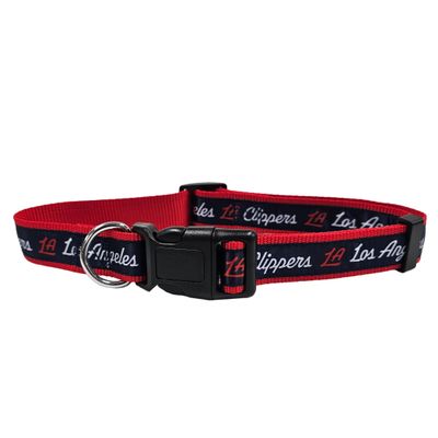 New & Improved Pets First NBA PET Collar Los Angeles Clippers Dog Collar, Size Small Basketball Team Collar for Dogs & Cats. A Shiny & Colorful Dog & Cat Collar Licensed by The NBA