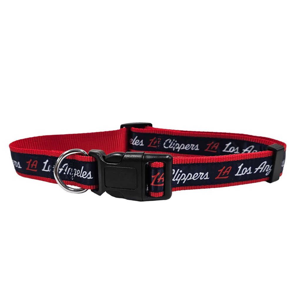 New & Improved Pets First NBA PET Collar Los Angeles Clippers Dog Collar, Size Small Basketball Team Collar for Dogs & Cats. A Shiny & Colorful Dog & Cat Collar Licensed by The NBA