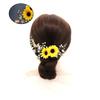 Beatifufu Creative Sunflower Headdress Party Hairband Lightweight Floral Decor for Weddings and Eye-catching Golden Flower Hair Accessory for Memorable Celebrations view 3