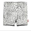 City Threads Girls Swim Boy Short Bottom UPF 50+ Comfortable Durable Soft Made in USA, Leopard Monochrome, 4Y view 1