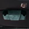 LXQTAO Car-Mounted Glasses Holder - Multipurpose Sun Visor Sunglasses Clip, Car Document Holder, Sunglasses Case with Magnetic Closure for Secure Storage (Dark Green) view 3