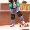 Anneome 6pcs Boys and Girls Protective Gear Set Elbow Pads Knee Pads and Hand Protectors for Skateboarding Roller Skating and Cycling Joint Support and Stabilization view 2