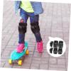 Anneome 6pcs Boys and Girls Protective Gear Set Elbow Pads Knee Pads and Hand Protectors for Skateboarding Roller Skating and Cycling Joint Support and Stabilization view 4