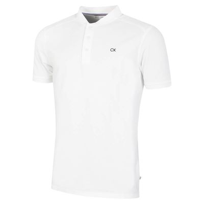 Calvin Klein Men's Blade Collar Polo Shirt - White - L
