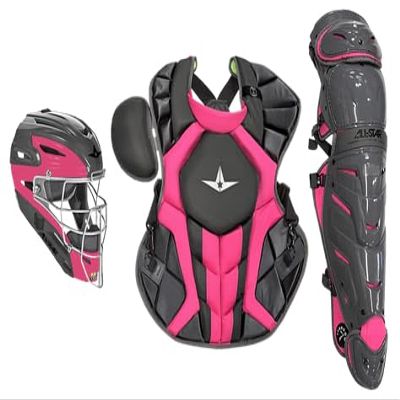 All-Star Axis Pro S7 Intermediate Hot Pink/Graphite Catcher's Kit