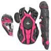 All-Star Axis Pro S7 Intermediate Hot Pink/Graphite Catcher's Kit view 1