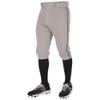 Champro Triple Crown 2.0 Baseball Knickers with Braid, Youth X-Small, Grey, Black view 1