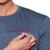 Avalanche Men's Soft Jersey Crewneck Tee Zipper Pocket Breathable Short Sleeve Hiking Tee for Workouts, Sports, Casual Wear view 2