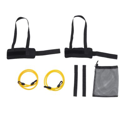 Anneome 1set Swim Resistance Belts for Training Swimming Exercise Equipment Tether Straps and Elastic Bands for Pool Workouts and Jogging