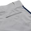 Champro Triple Crown 2.0 Open Bottom Baseball Pants with Braid, Youth Medium, Grey, Navy view 4